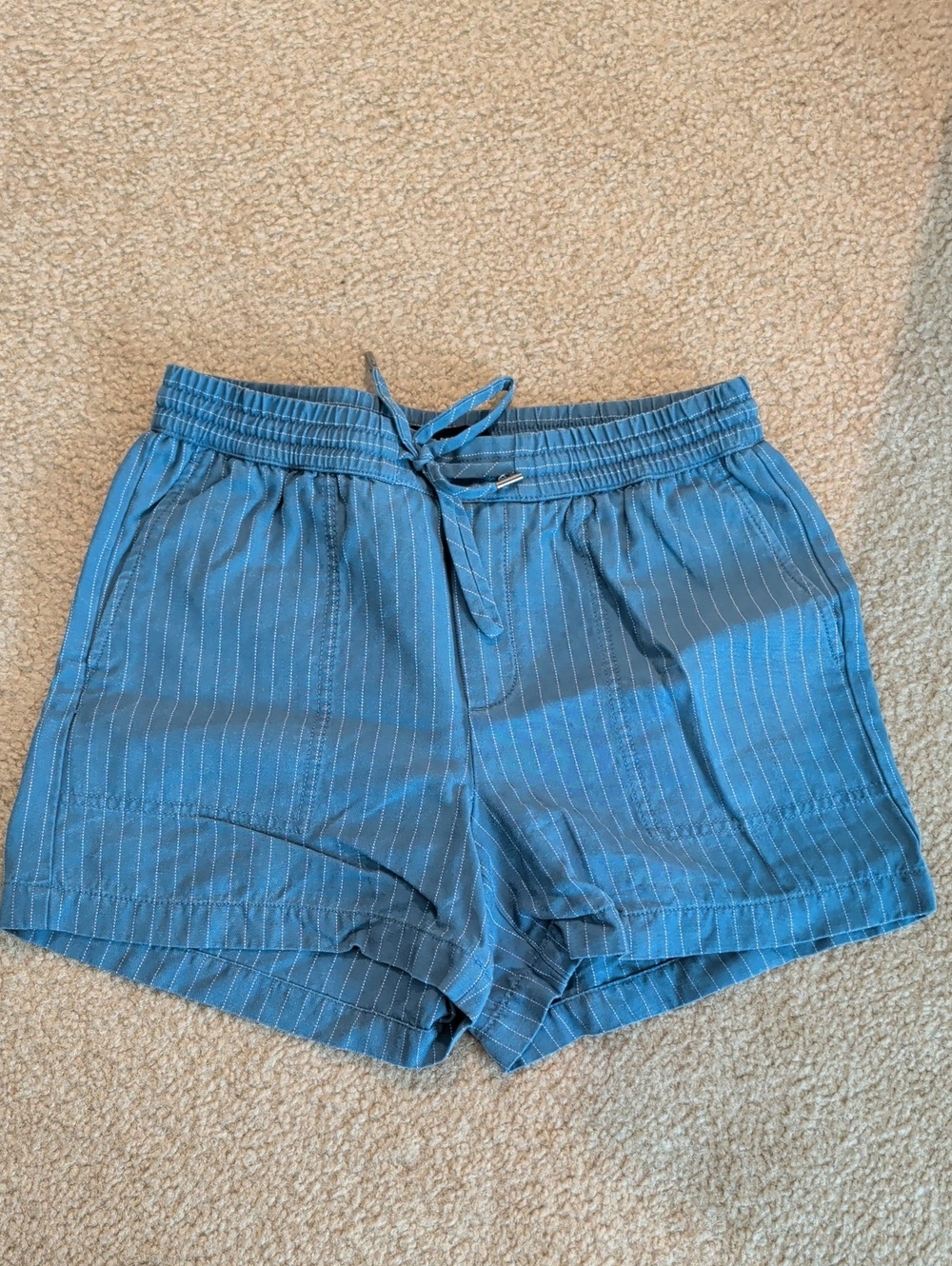 Banana Republic Pinstripe Drawstring Women’s Shorts